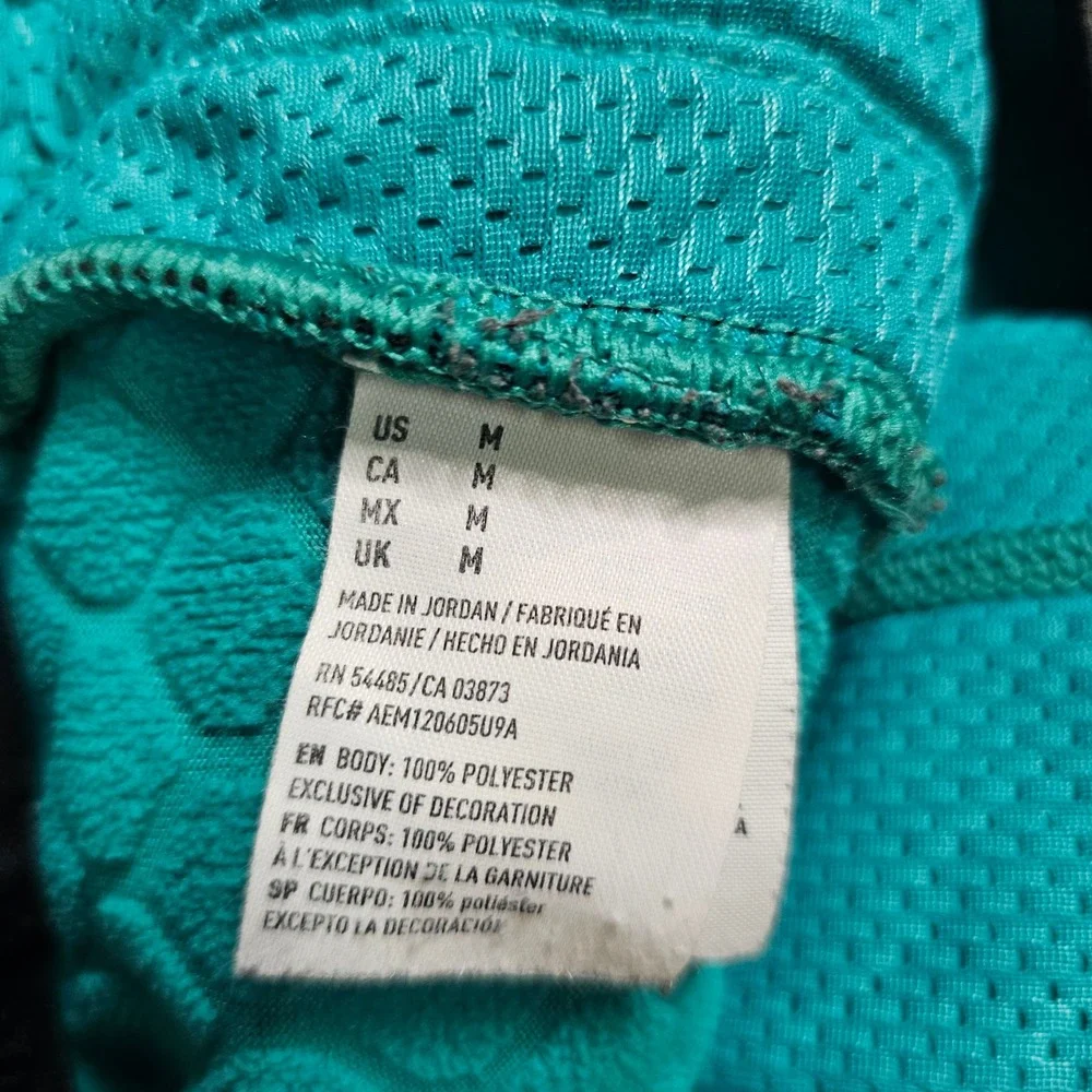 American Eagle AEactive Flex Joggers Mens Medium Gray Teal Fleece Lined Pants